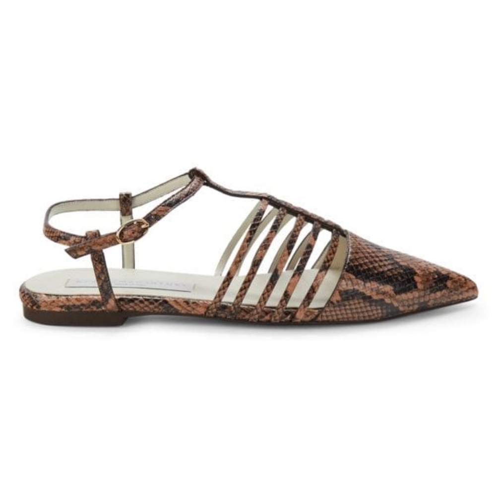 Stella McCartney Snakeskin embossed ballet flats size 38 BNWOB